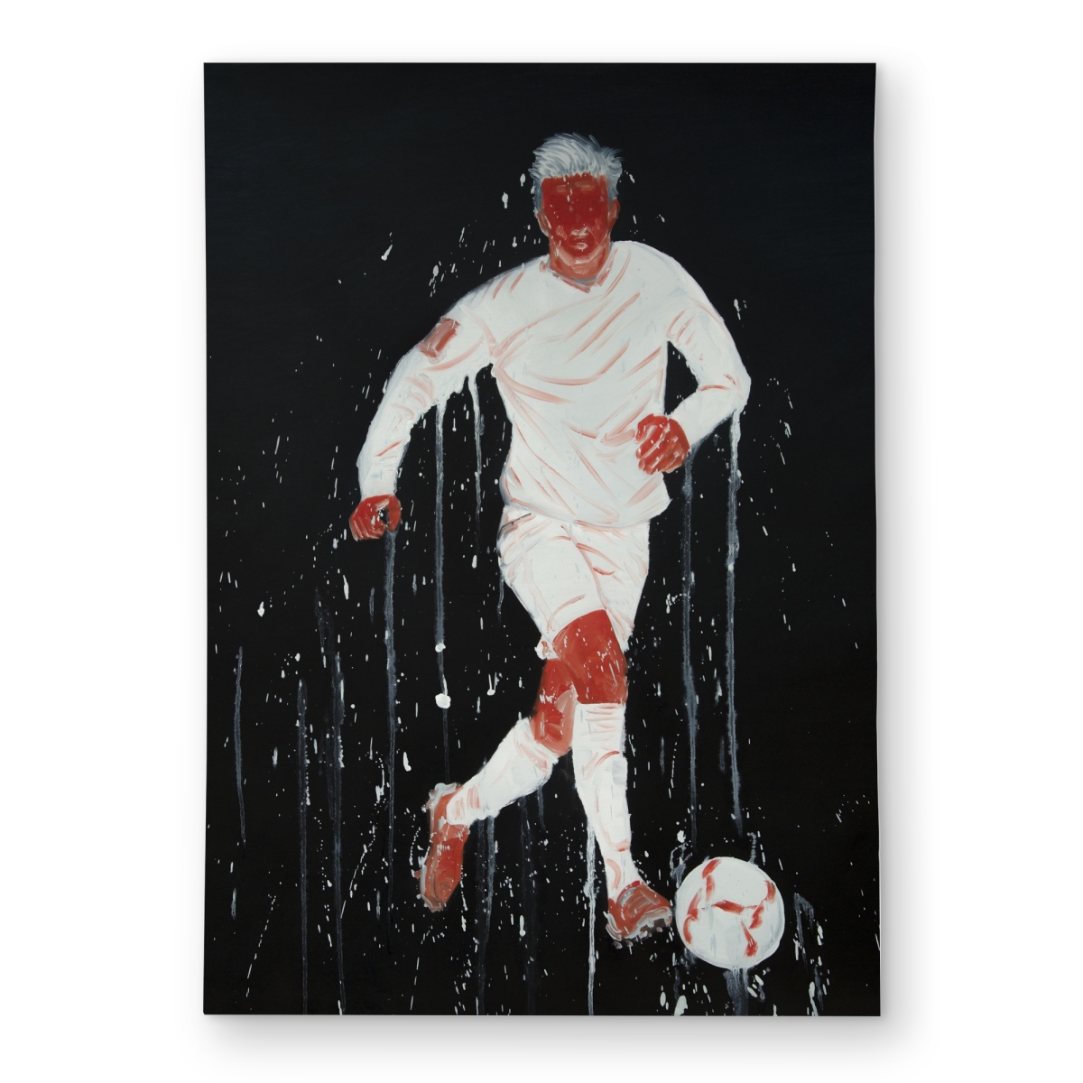 C1ROAR57FL3NPJ 5 x 7 ft. Soccer Player Rug - Man Cave Sports Decor for Home & Outdoors - Rectangle