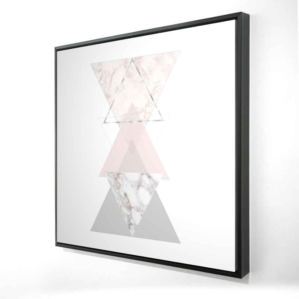 2081-3636-PA2 36 x 36 in. Geometric Art - Patterns Livingroom Framed Canvas Decor