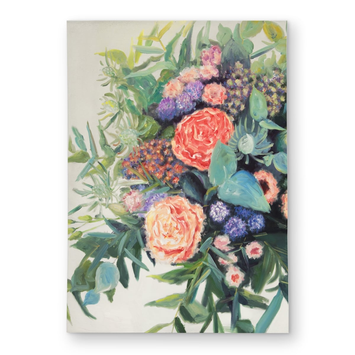 C1ROAR57RURIIR 5 x 7 ft. Flowers Melody Leaves Bedroom Outdoor Area Rug for Home Decor - Rectangle