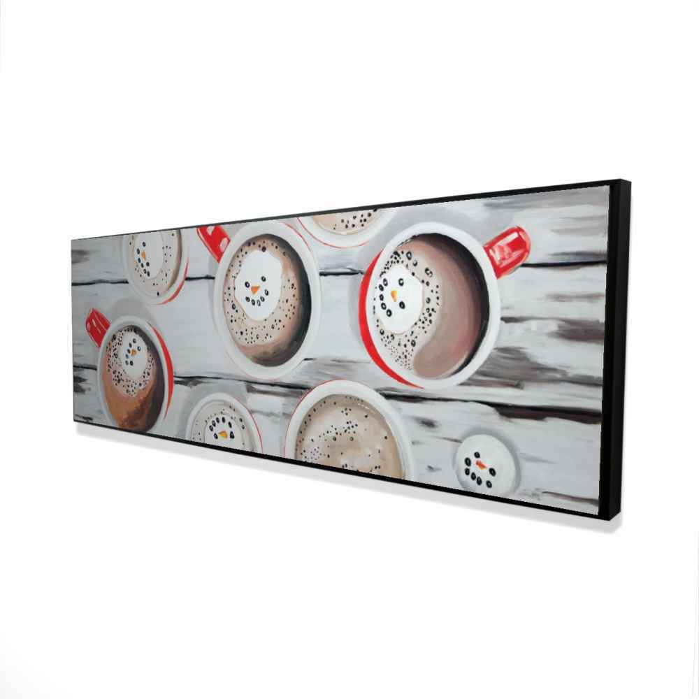 2081-1648-HO25 16 x 48 in. Holiday Hot Chocolate Canvas - Rustic Kitchen Decor Wall Art