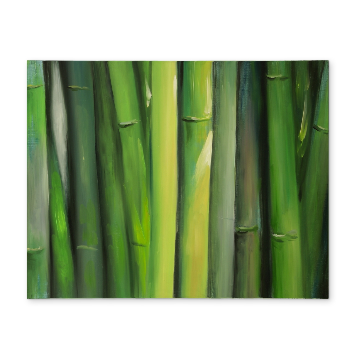Picture of Begin Home Decor CPPM1418XNPIVH 14 x 18 in. Bamboo Plant Polyester Placemat - Floral Botanical Home Decor