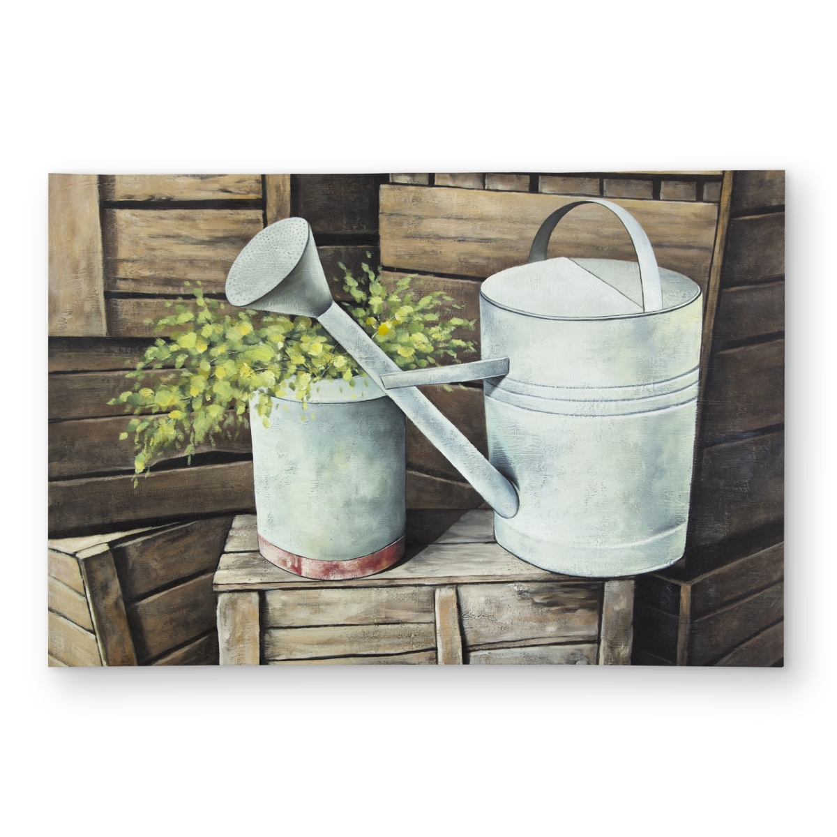 C1ROAR46TFUTV4 4 x 6 ft. Vintage Watering Can - Industrial Still Life Outdoor Rug - Rectangle