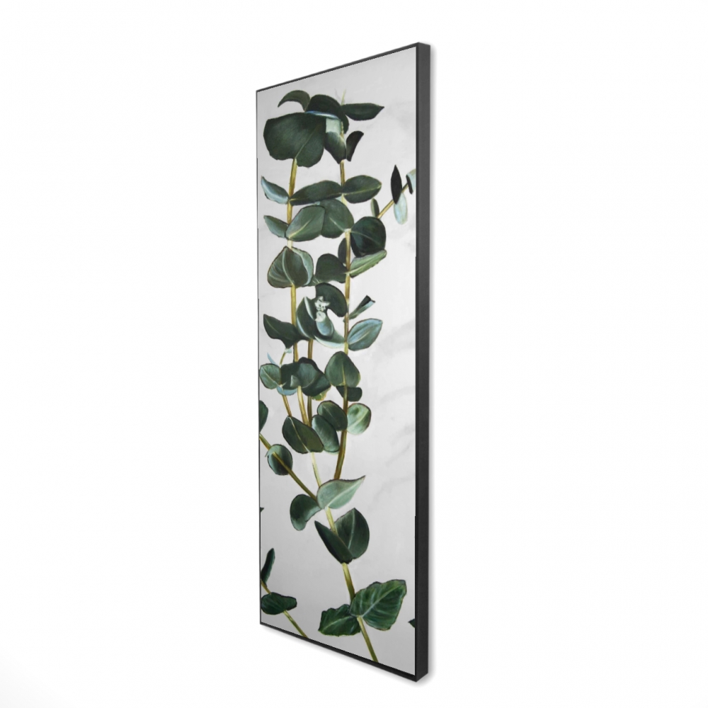 2081-6020-FL337 20 x 60 in. Eucalyptus Stems - Framed Canvas Art for Home Decor