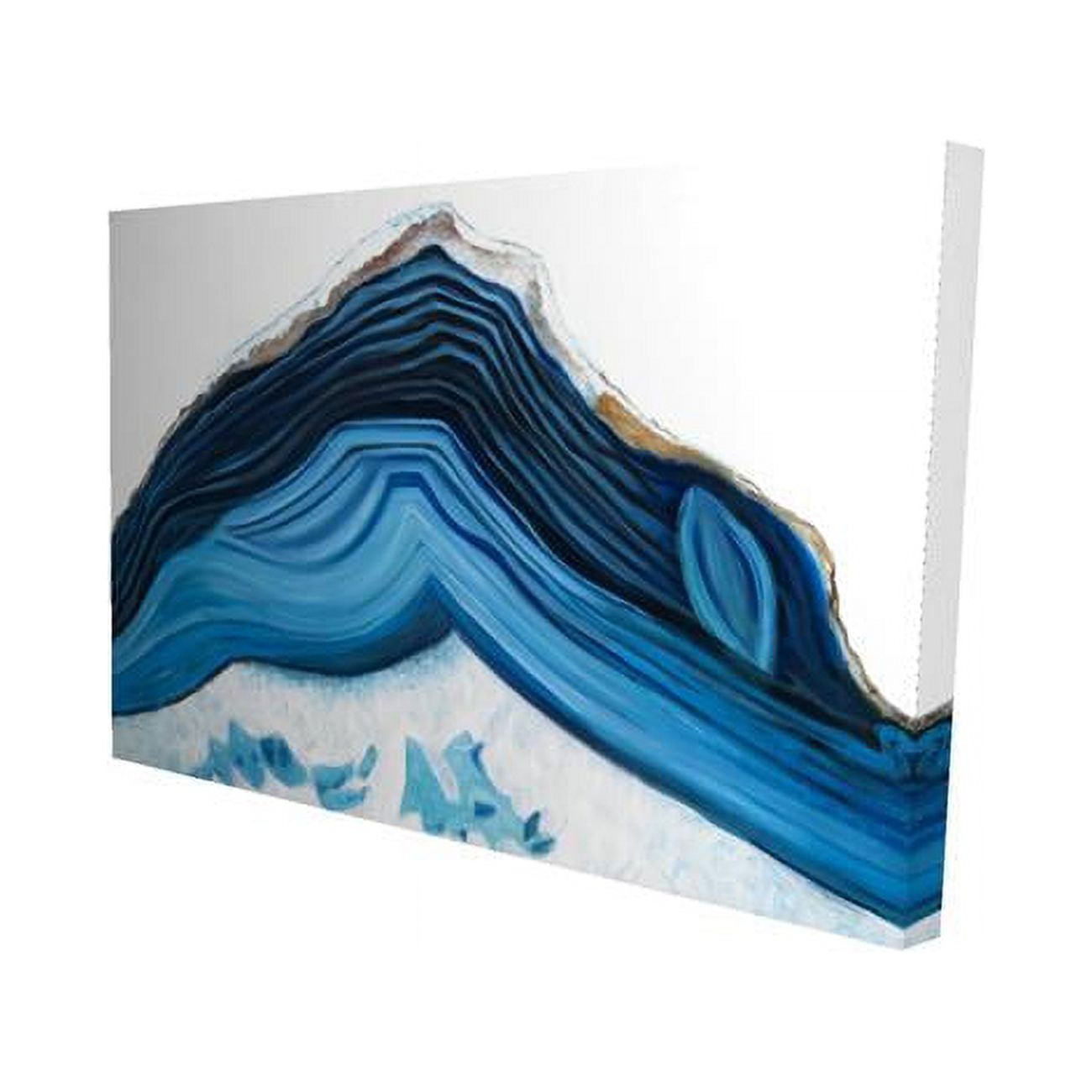 20 x 30 in. Blue Geode Profile-Print on Canvas