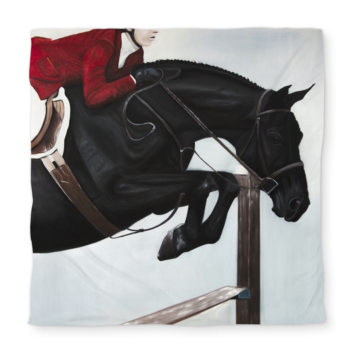 C1DCQSW057MYJD Queen Size Riding Competition Duvet Cover - Man Cave Hobbies Decor