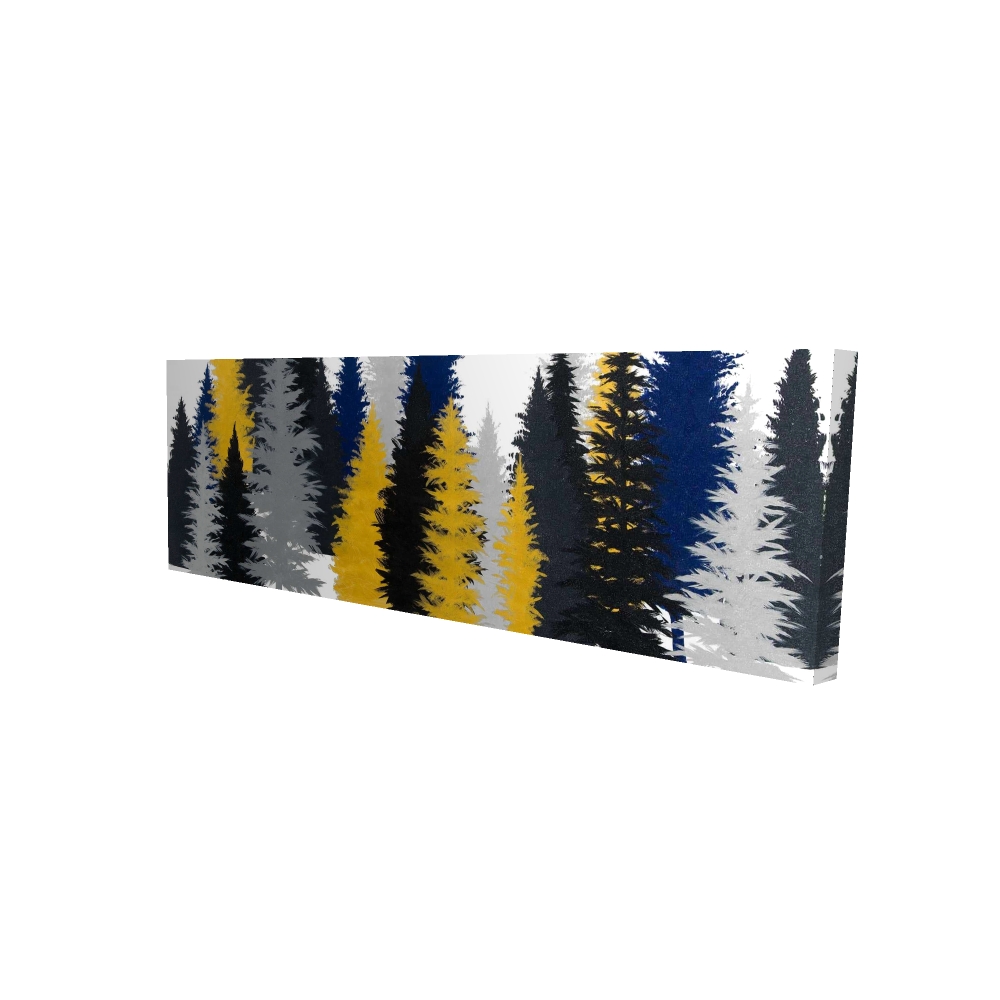 2080-2060-HO20 20 x 60 in. Golden Fir - Trees Holidays Canvas for Home Decor - Unique Art