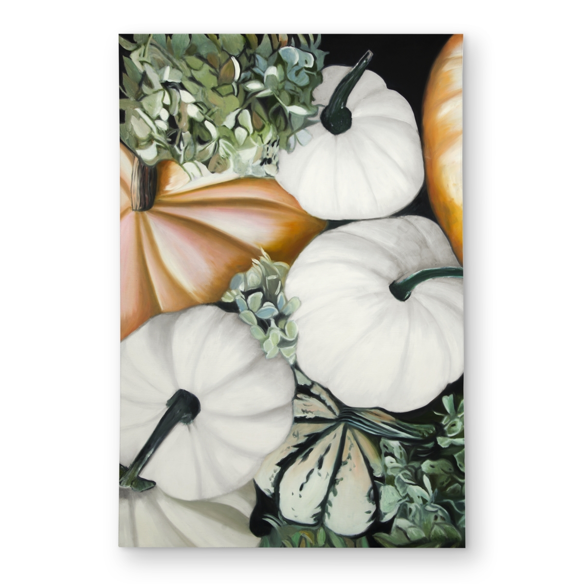 C1ROAR23UBWLR4 2 x 3 ft. Fall Pumpkins - Hyperrealist Orange Outdoor Area Rug for Decor - Rectangle