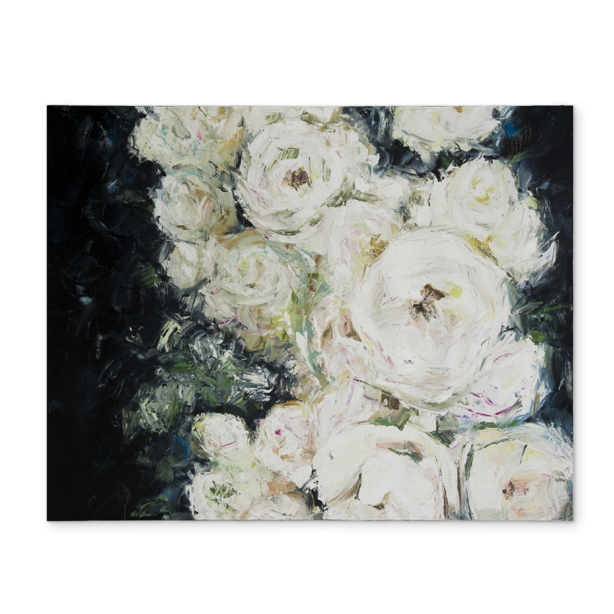 CPPM14184PEG2O 14 x 18 in. Garden Roses Floral Botanical Polyester Placemat - Home Decor