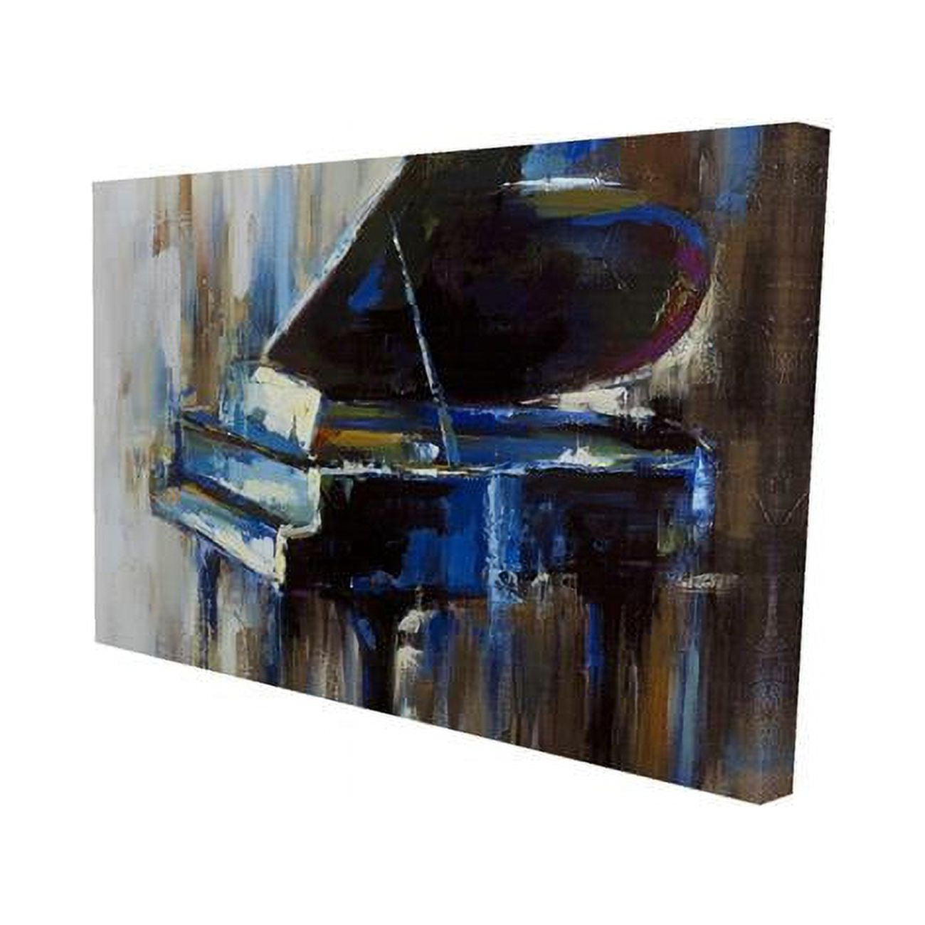 20 x 30 in. Abstract Grand Piano-Print on Canvas