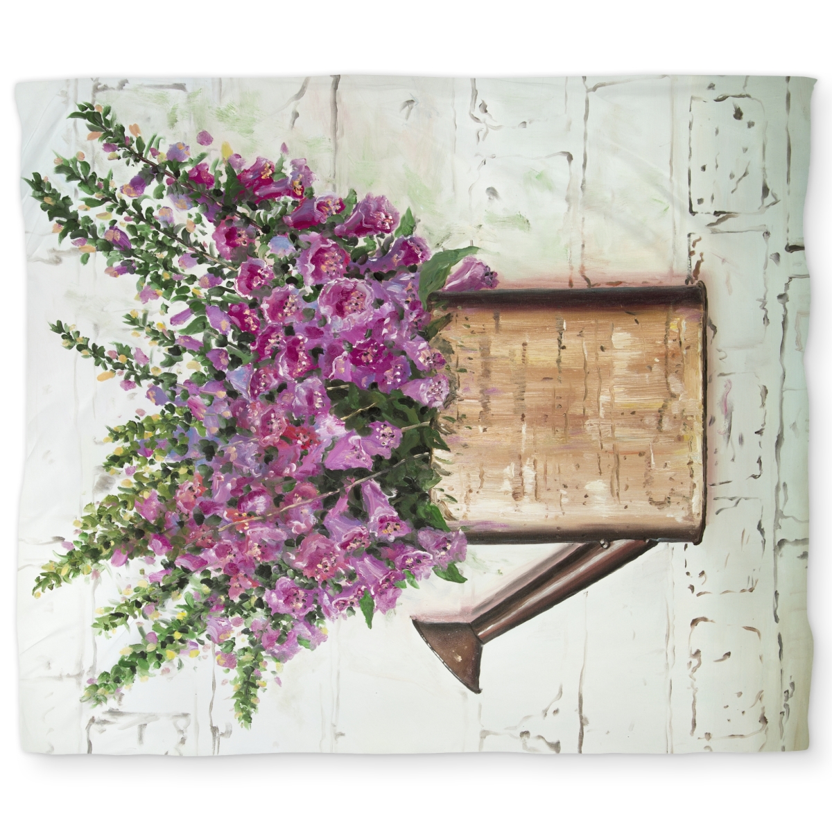 C1DCKSW0EU4EXV King Size Purple Foxglove Duvet Cover - Rustic Home Decor