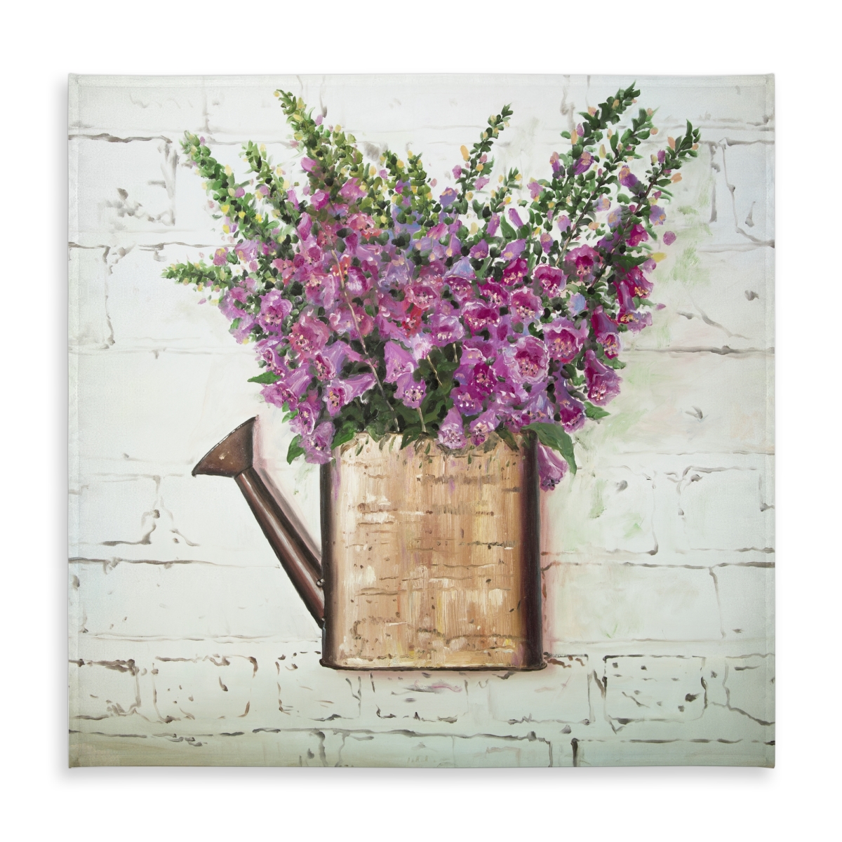 Picture of Begin Home Decor C1TC5858OOHOTQ 58 x 58 in. Purple Foxglove Tablecloth - Indoor & Outdoor Floral Decor