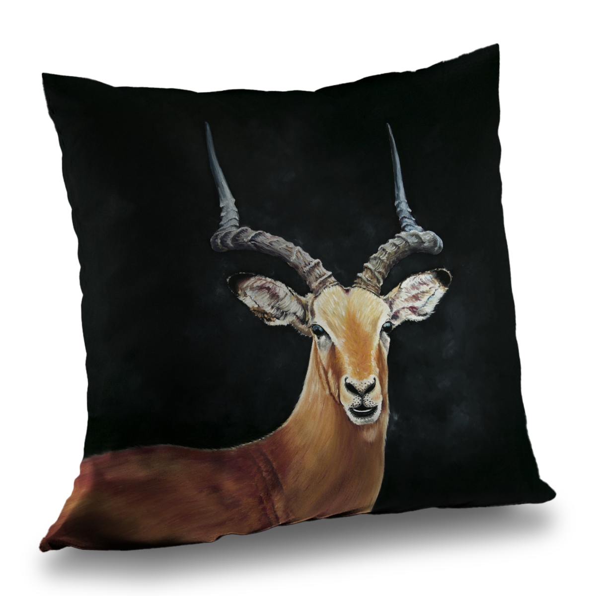 C1PT141405OHJL 14 x 14 in. Antelope Black Poly Twill Throw Pillow Insert for Home Decor