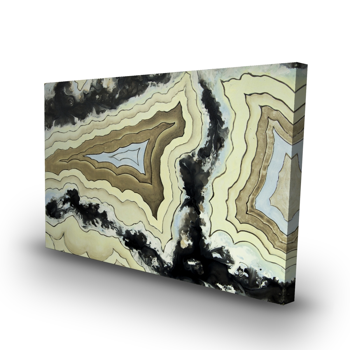 C1RC2436S90R7K 24 x 36 in. Lace Agate - Modern Office Canvas for Stylish Home Decor