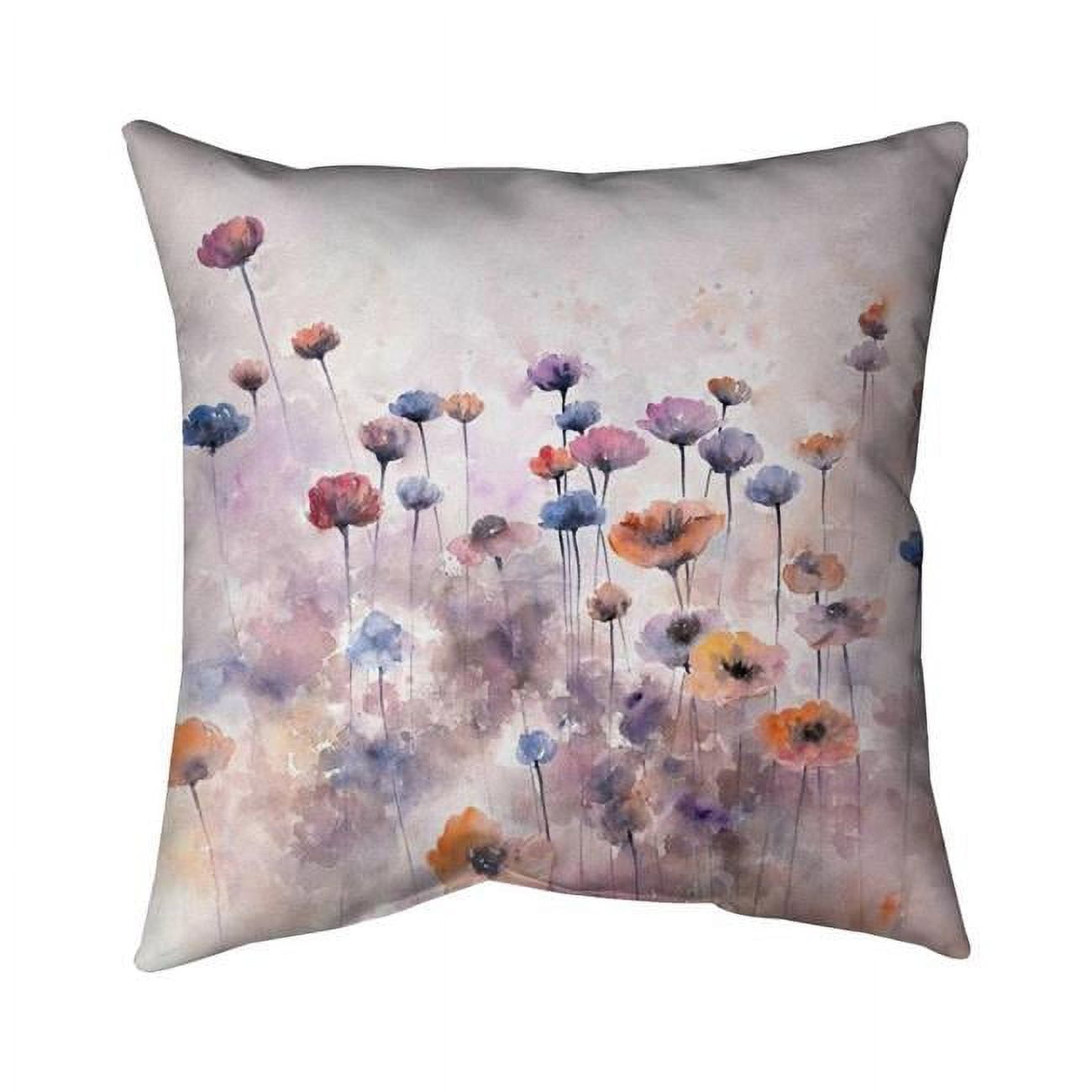20 x 20 in. Small Wildflowers-Double Sided Print Indoor Pillow