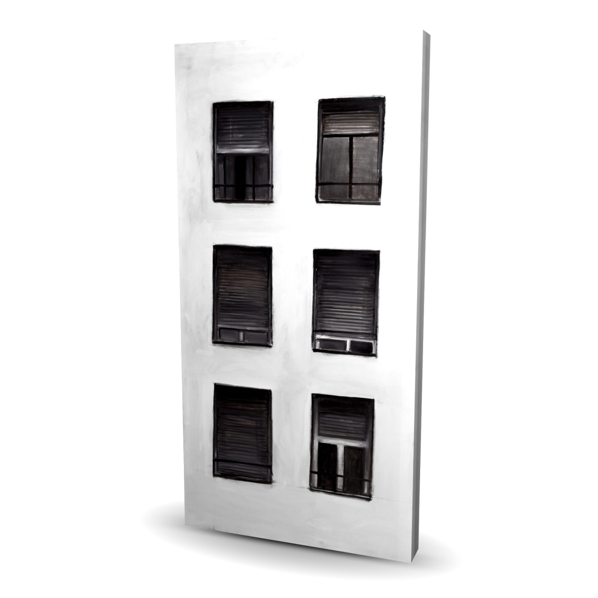 C1RC2448DGWE7K 24 x 48 in. Windows - Building Architecture Canvas for Home Decor