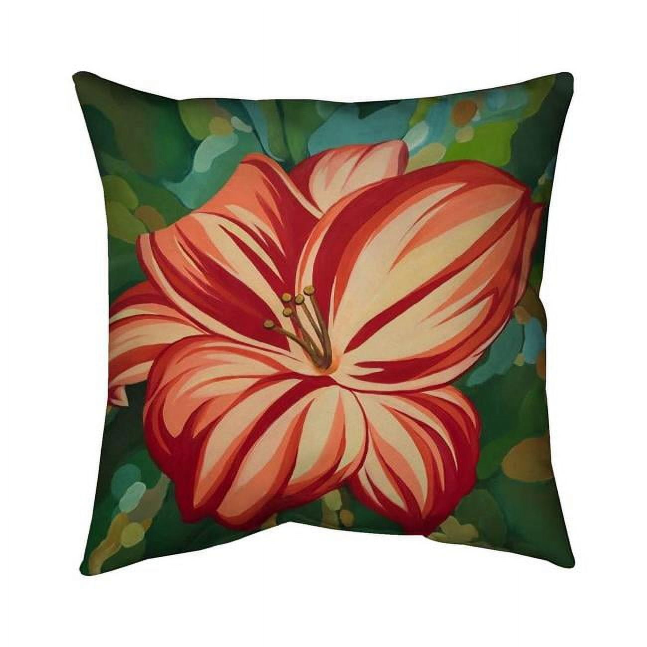 20 x 20 in. Blooming Daylilies-Double Sided Print Indoor Pillow