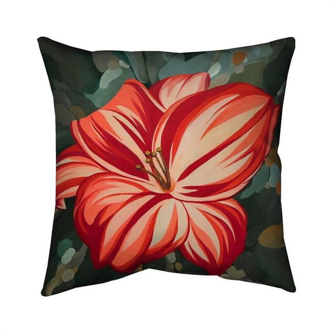 20 x 20 in. Blooming Daylilies-Double Sided Print Indoor Pillow