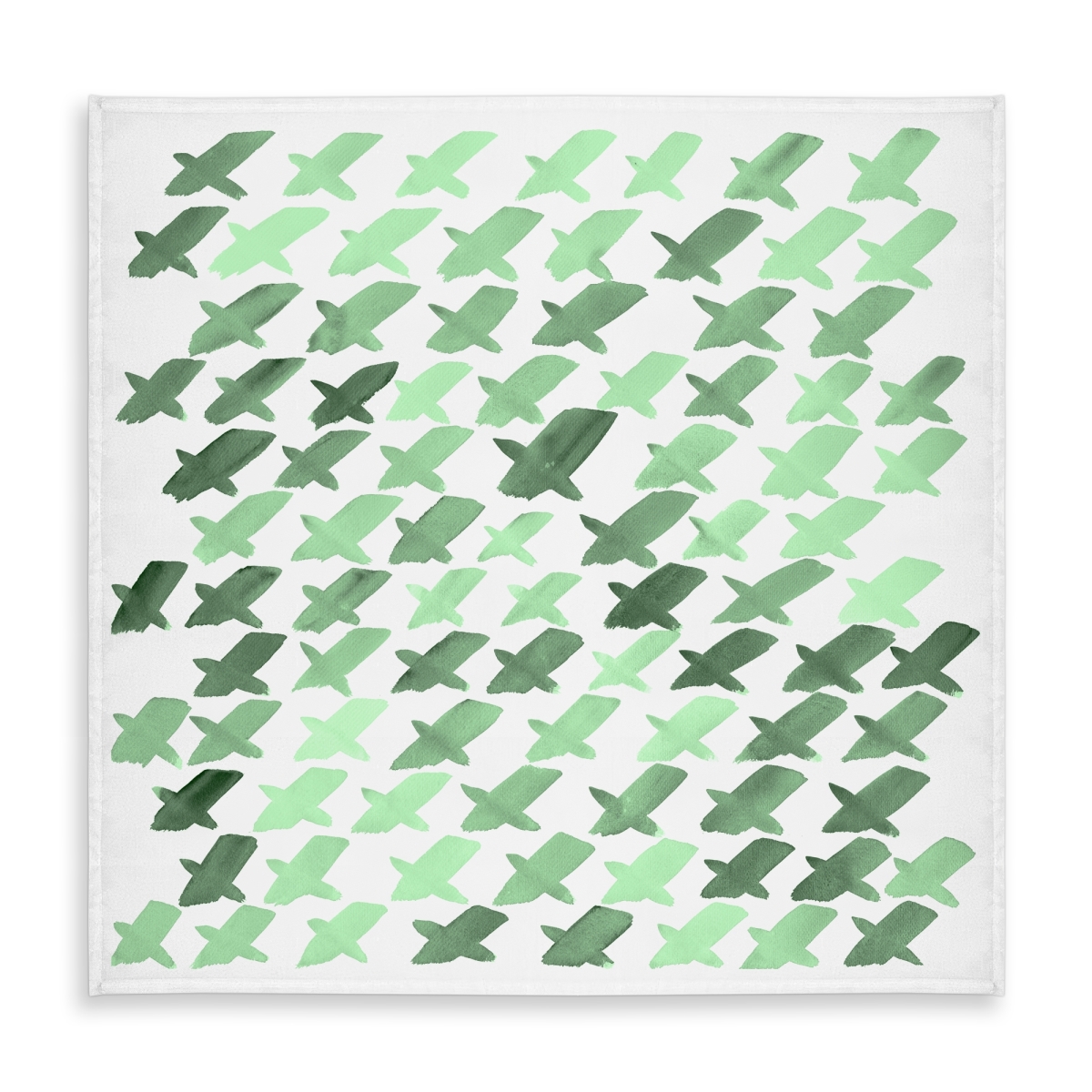 Picture of Begin Home Decor C1TC5858HXWWKZ 58 x 58 in. Neo Mint Indoor & Outdoor Tablecloth - Green Pattern X Decor