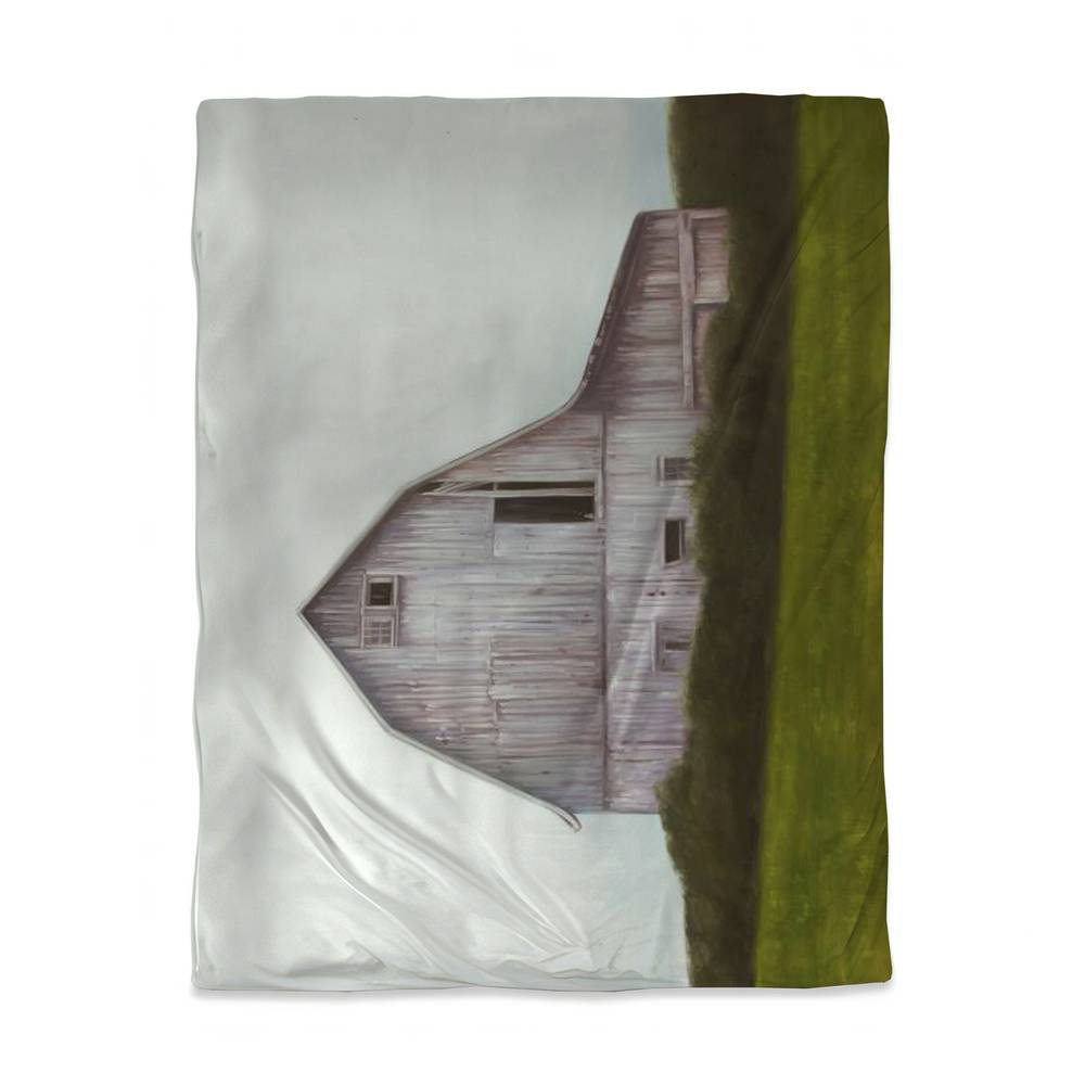 3817-HWCT-AR3 Twin Size Red Rustic Duvet Cover - Home Decor - Rustic Barn Design