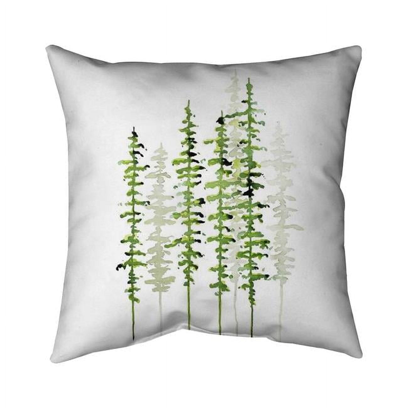 20 x 20 in. Slim Trees-Double Sided Print Indoor Pillow