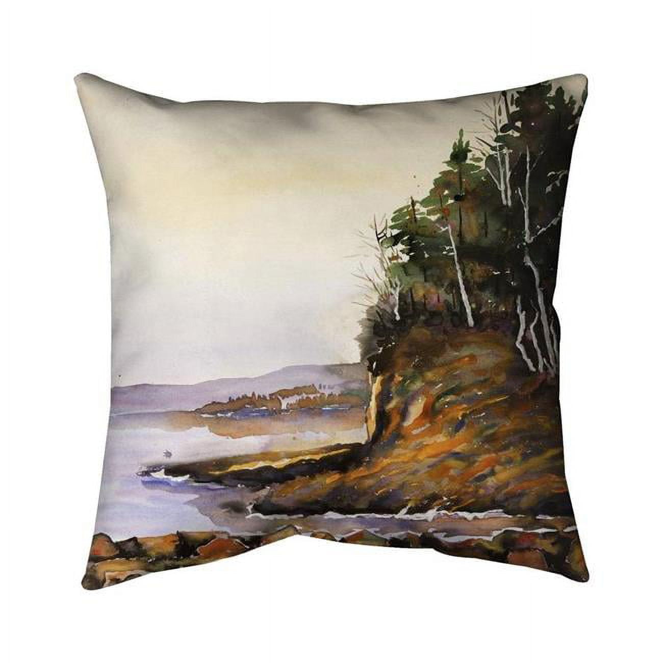 20 x 20 in. Peaceful Lake-Double Sided Print Indoor Pillow