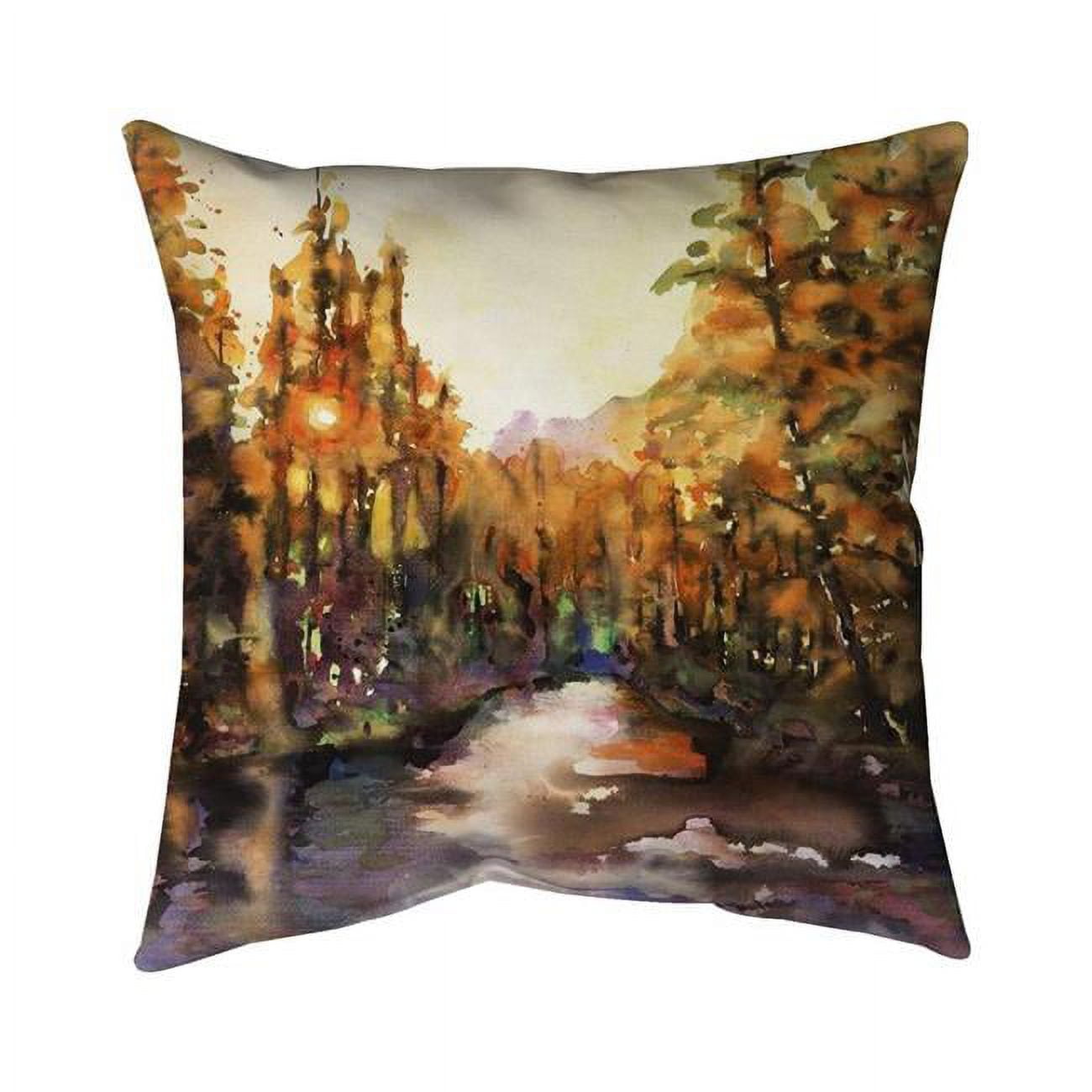 20 x 20 in. Merced River-Double Sided Print Indoor Pillow