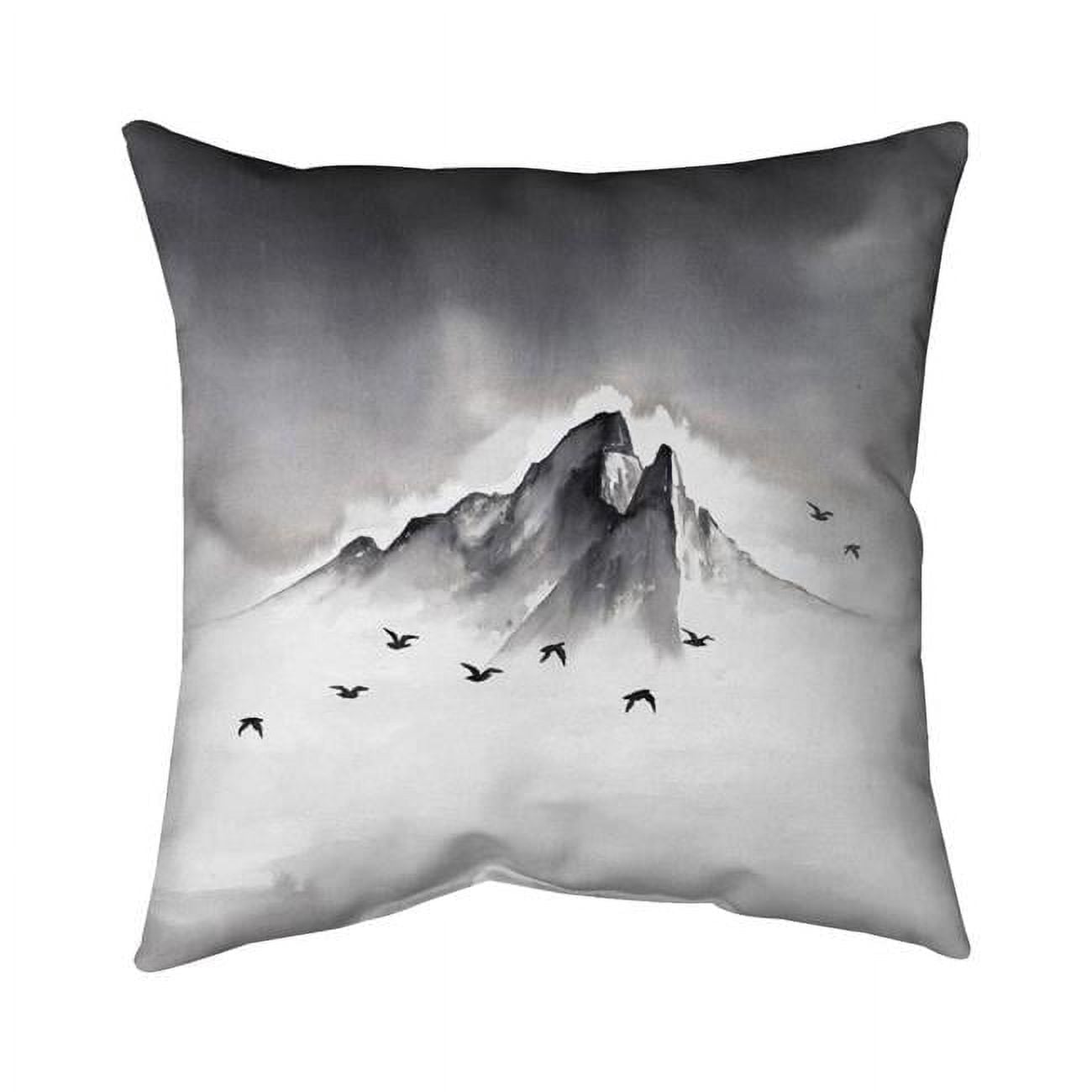 20 x 20 in. Mountain Peak-Double Sided Print Indoor Pillow