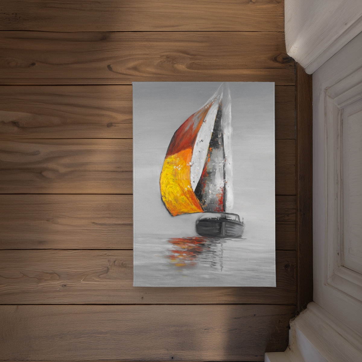 CODM1724B98DOP 17 x 24 in. Sail Coastal Marine Indoor Outdoor Door Mat - Home Decor