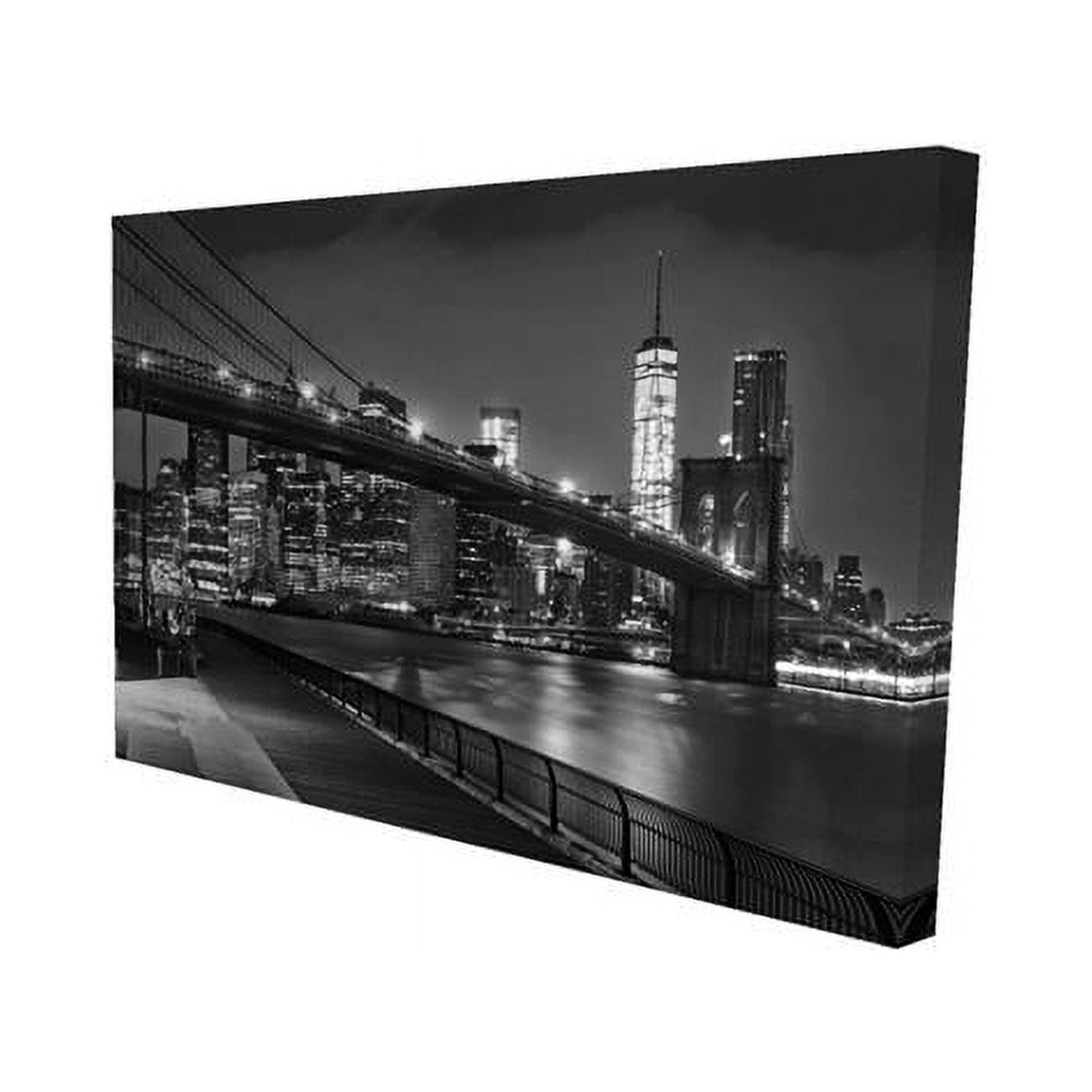 20 x 30 in. City Under The Night-Print on Canvas