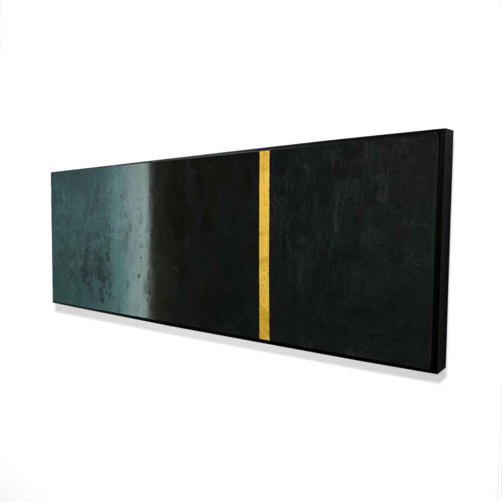 2081-2060-AB115 20 x 60 in. Twilight - Black Framed Canvas Bathroom Wall Decor - Home Art