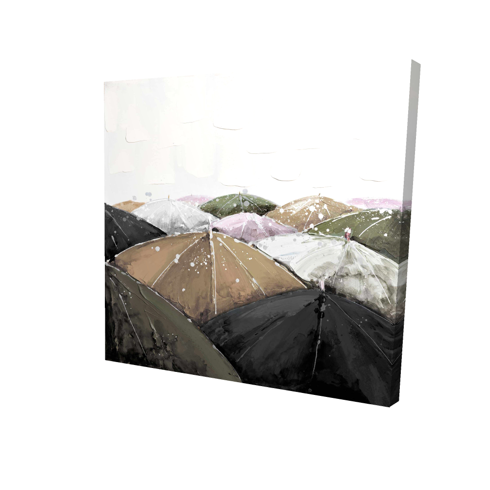2080-3636-MI2-1 36 x 36 in. Spring Showers - Contemporary Object Canvas for Home Decor