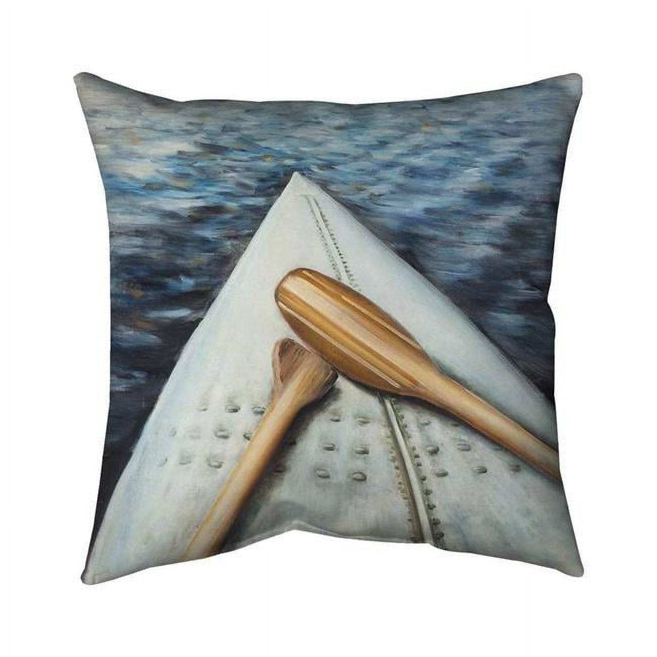 20 x 20 in. Canoe Adventure-Double Sided Print Indoor Pillow
