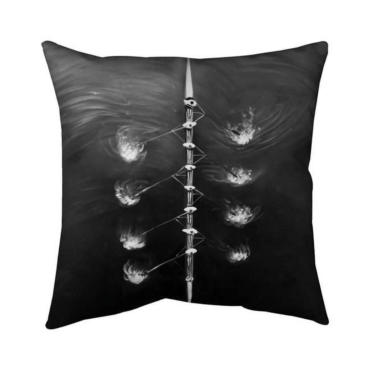 20 x 20 in. Rowing Boat Race-Double Sided Print Indoor Pillow