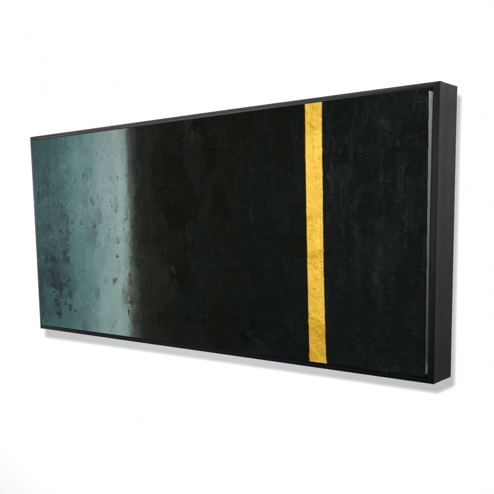 2081-2448-AB115 24 x 48 in. Twilight Minimalist Bathroom Framed Canvas - Home Decor