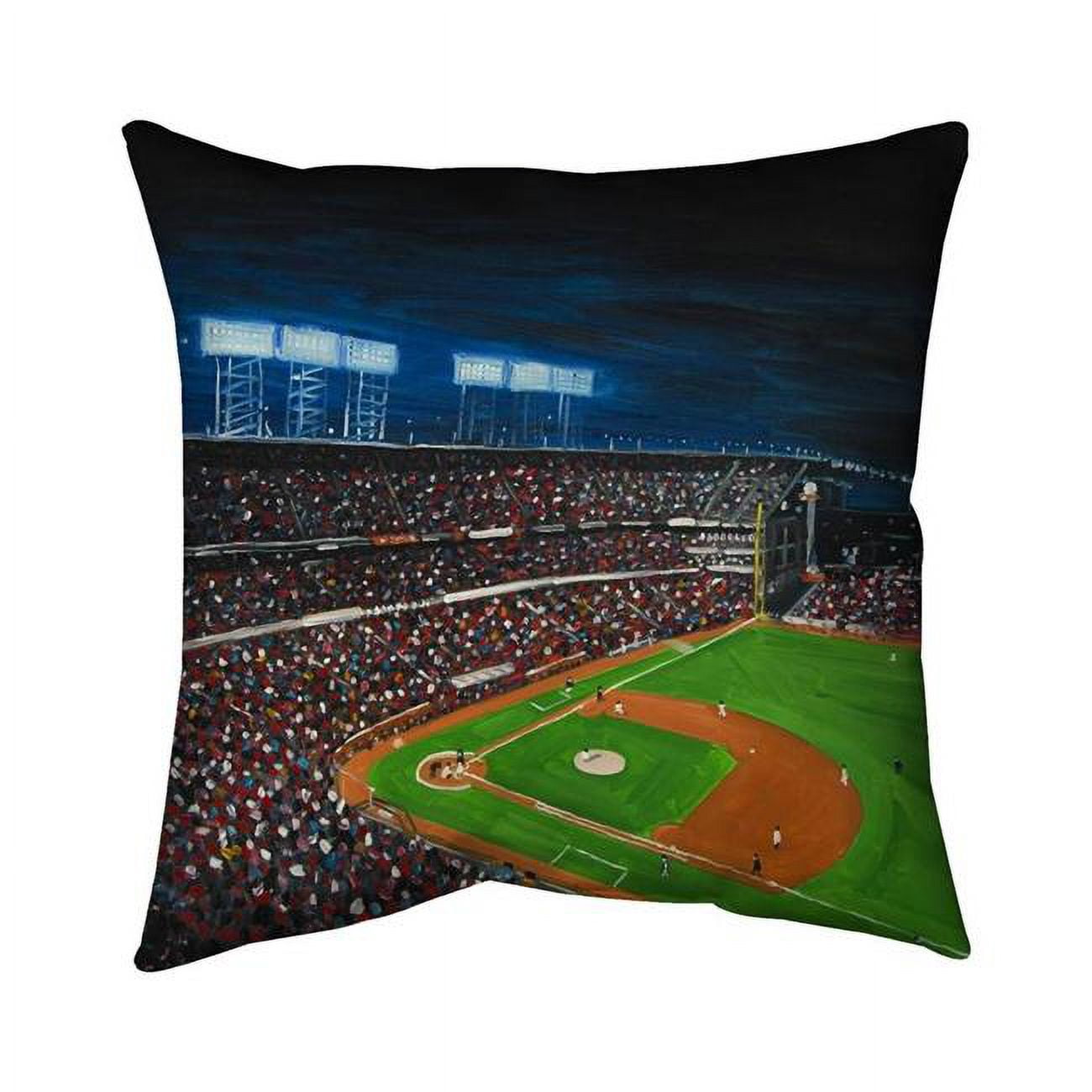 20 x 20 in. Baseball Game-Double Sided Print Indoor Pillow
