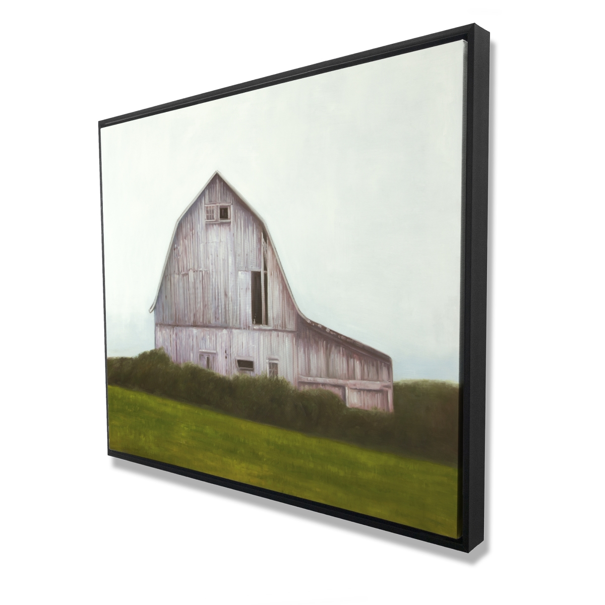 C1FC4860D3SZCN 48 x 60 in. Rustic Barn - Farmhouse Red Framed Canvas for Home Decor