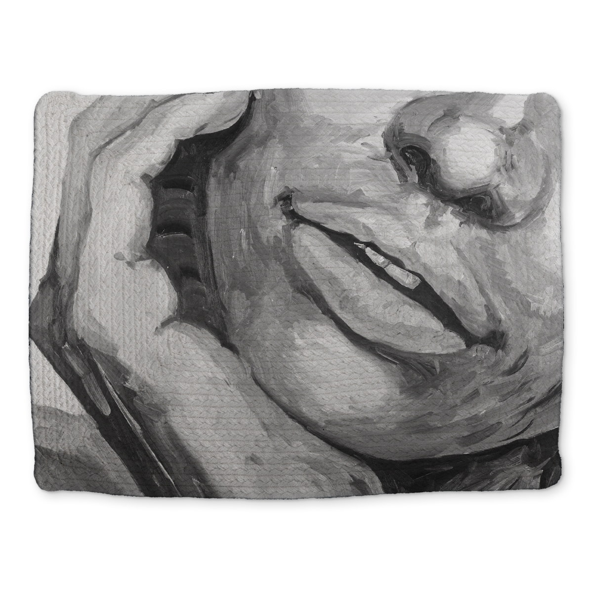 Picture of Begin Home Decor CBPM1418P1Q3YB 14 x 18 in. Irresistible Lips Figurative Braided Placemat - Home Decor