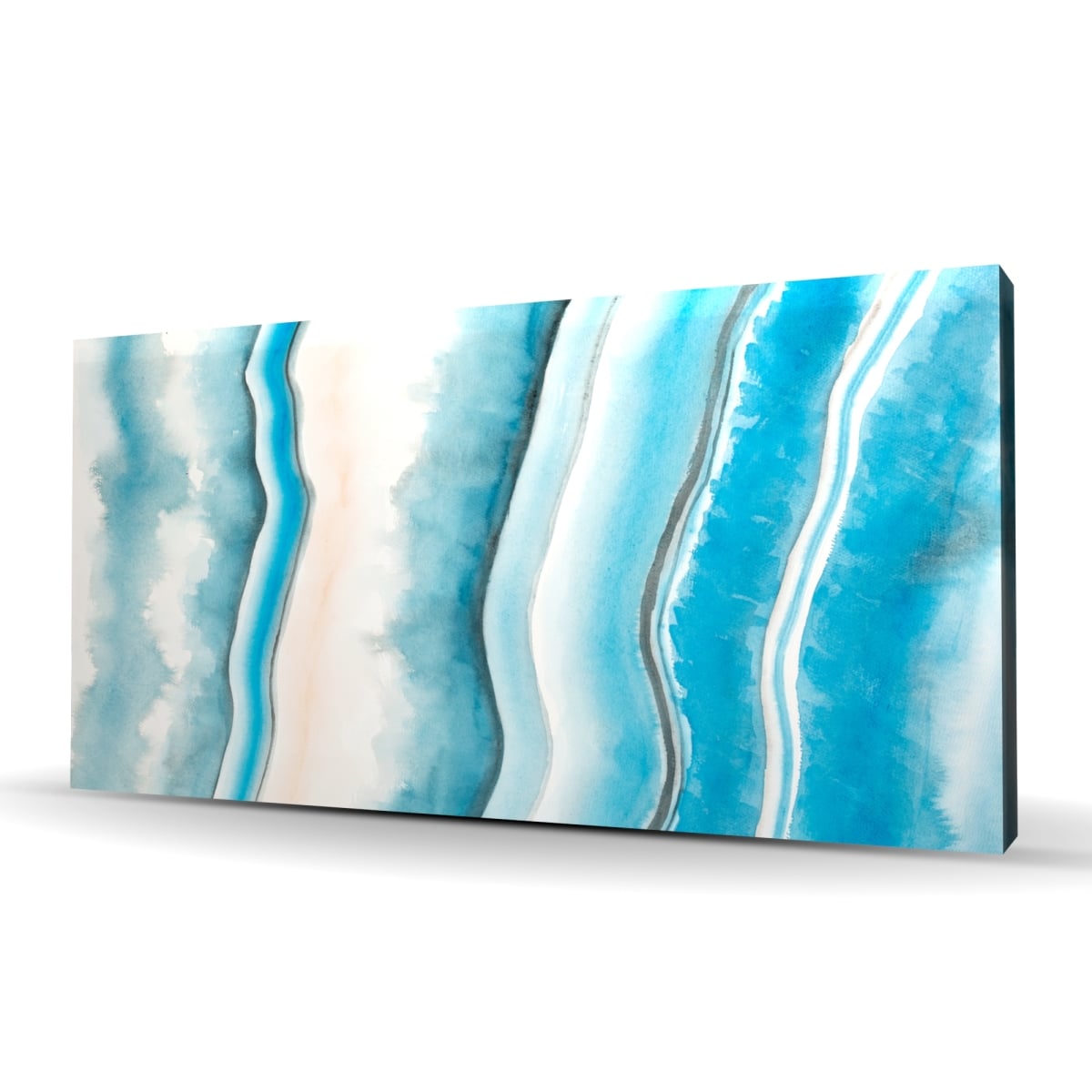C1RC2448VKT8M1 24 x 48 in. Textured Geode - Minerals Illustrative Canvas for Home Decor