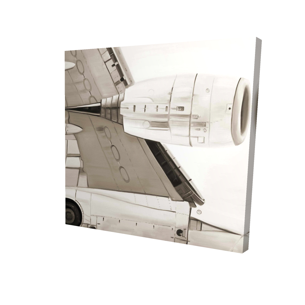 2080-0808-TR71-1 8 x 8 in. Underside Aviation Canvas - Man Cave Decor - Home Wall Art