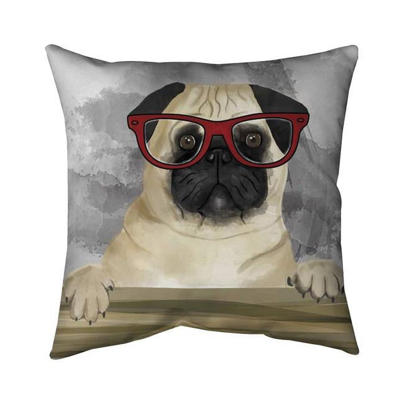 26 x 26 in. Geek Carlin-Double Sided Print Indoor Pillow