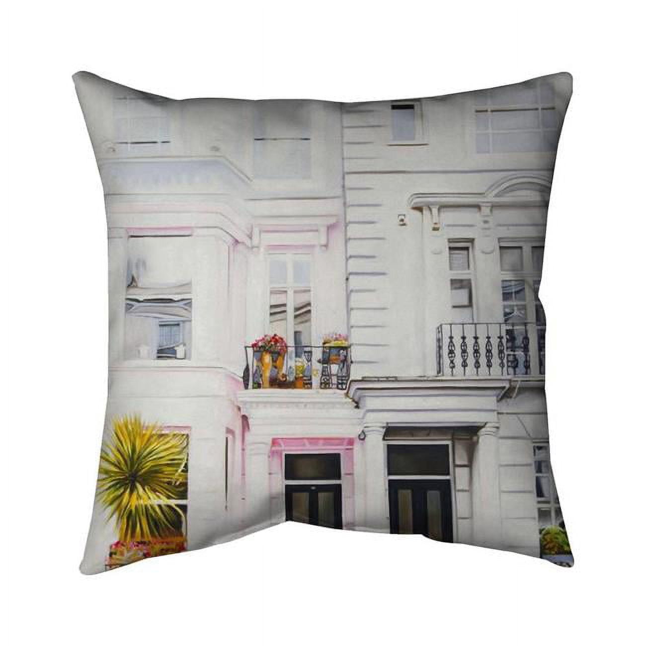 26 x 26 in. West Coast Houses-Double Sided Print Indoor Pillow