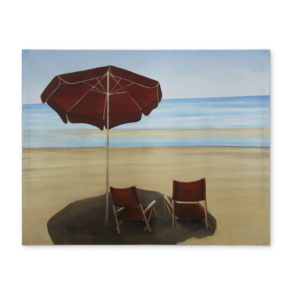 Picture of Begin Home Decor CPPM14181Y0VM2 14 x 18 in. Relax At the Beach Coastal Exotic Sea Polyester Placemat