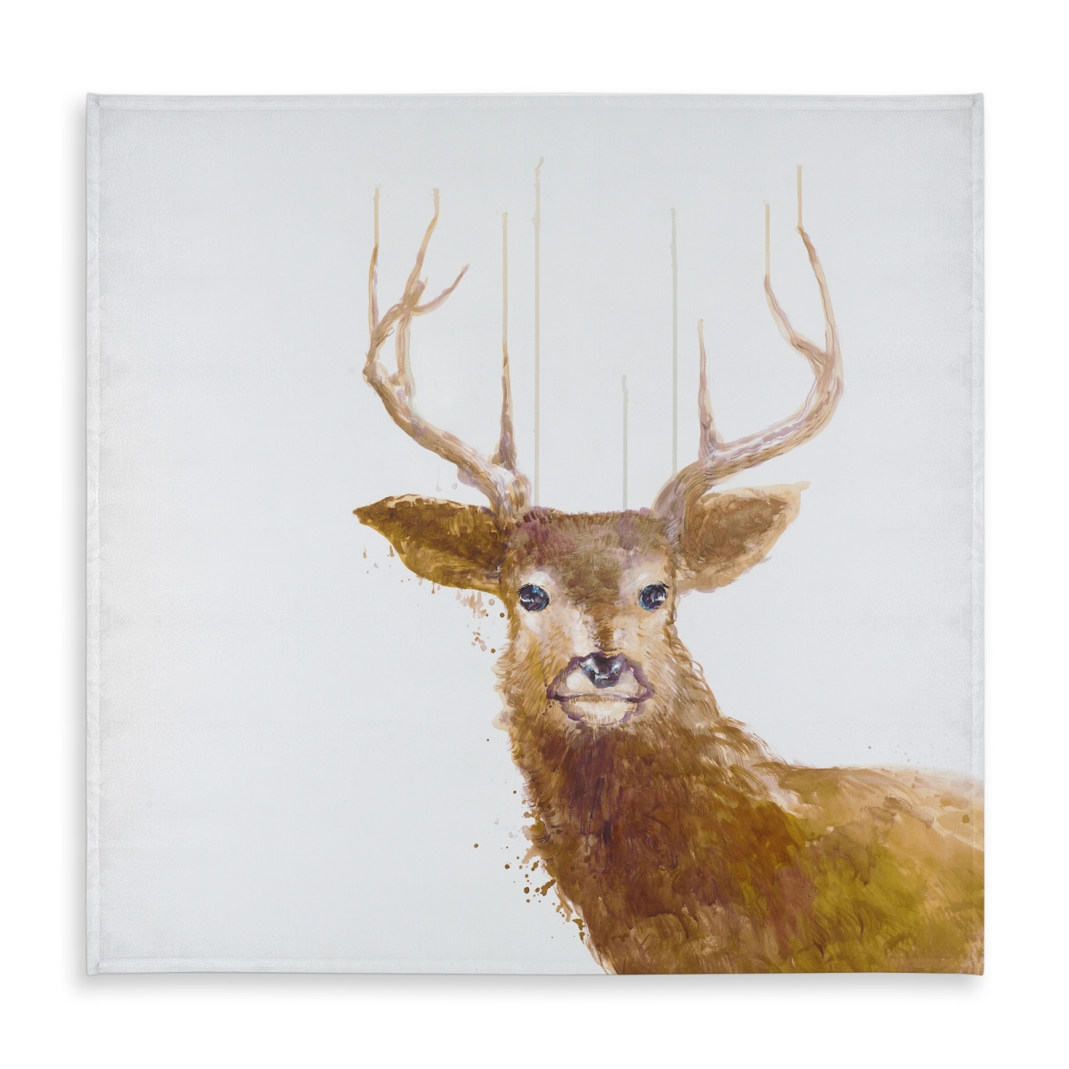 Picture of Begin Home Decor C1TC5858UWUAYW 58 x 58 in. Abstract Deer Tablecloth - Contemporary Indoor Outdoor Decor