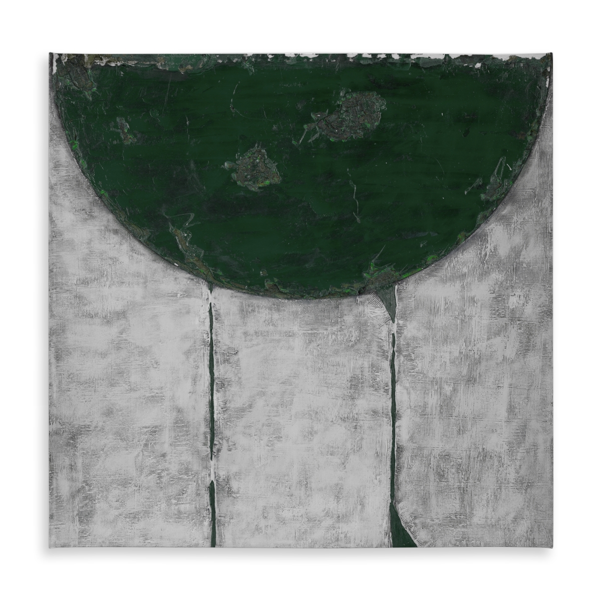 Picture of Begin Home Decor C1TC5858S7MX0T 58 x 58 in. Green Half Circle Tablecloth - Indoor & Outdoor Home Decor