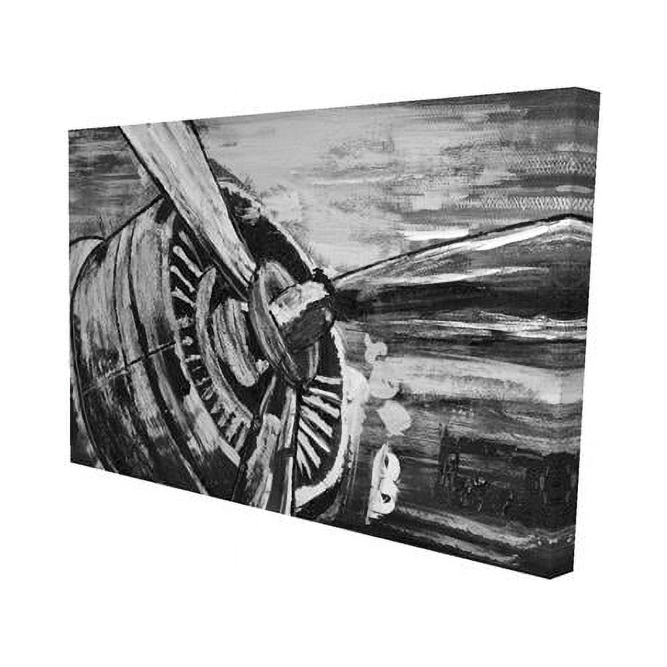 20 x 30 in. Vintage Airplane Propeller-Print on Canvas