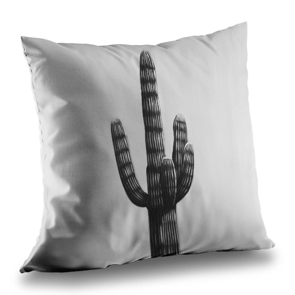 C1PT1414WSH7TP 14 x 14 in. Large Cactus Throw Pillow - for Home Decor