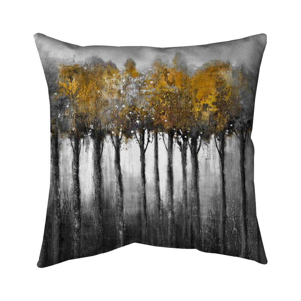 5543-2626-LA12-2 26 x 26 in. Illuminated Forest Poly Twill Throw - Cozy Home Decor
