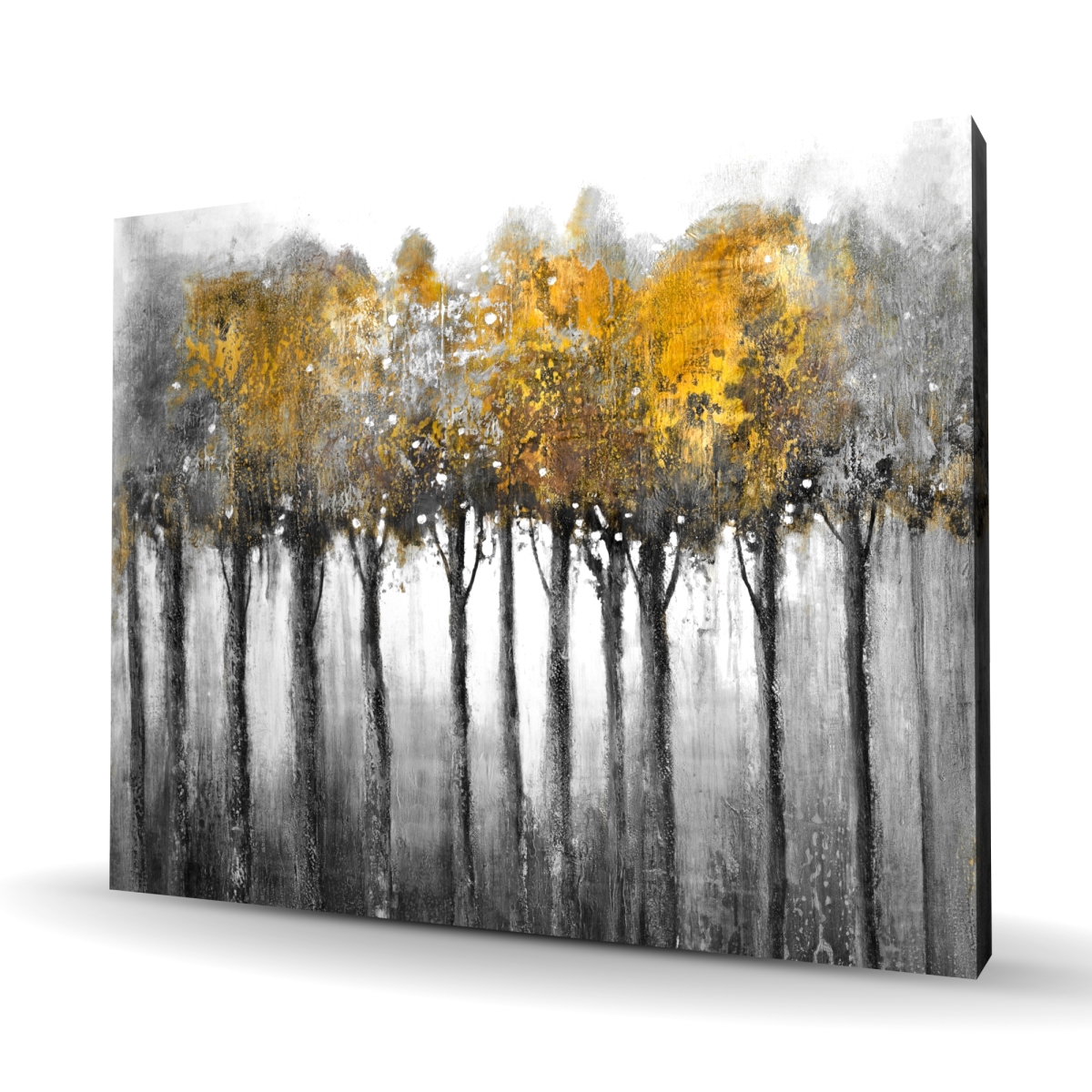 C1RC4860933DJ9 48 x 60 in. Illuminated Forest - Office Trees Canvas for Home Decor