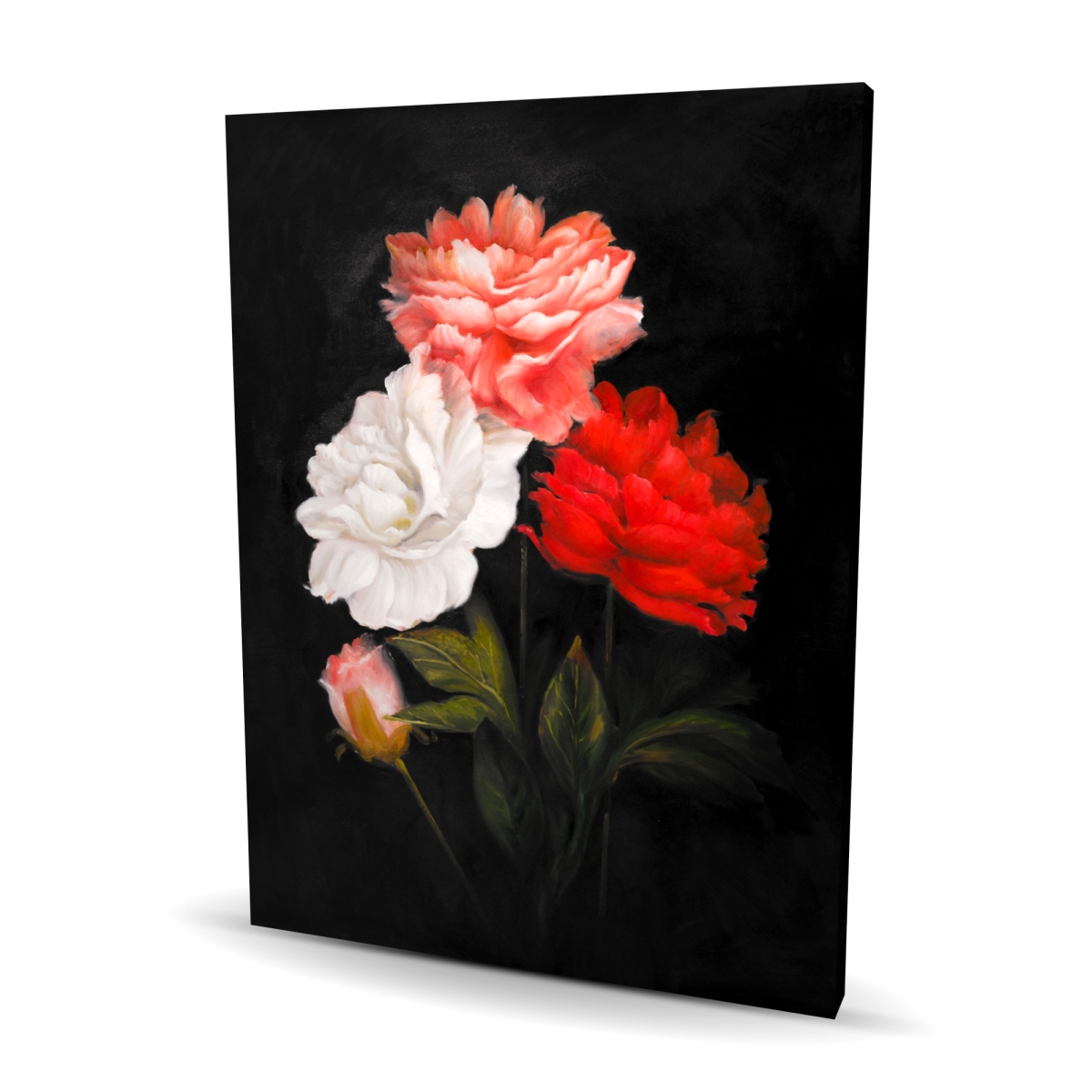 C1RC36484OVUM9 36 x 48 in. Small Bundle of Roses - Botanical Romantic Canvas Decor