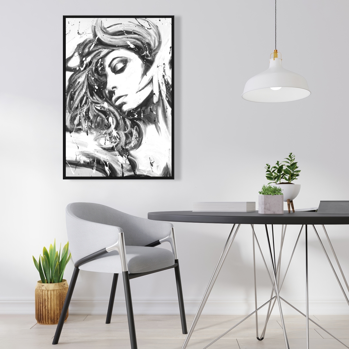 C1FC2436LOJ0TV 24 x 36 in. Dance All Night - Figurative Bedroom Framed Canvas Decor